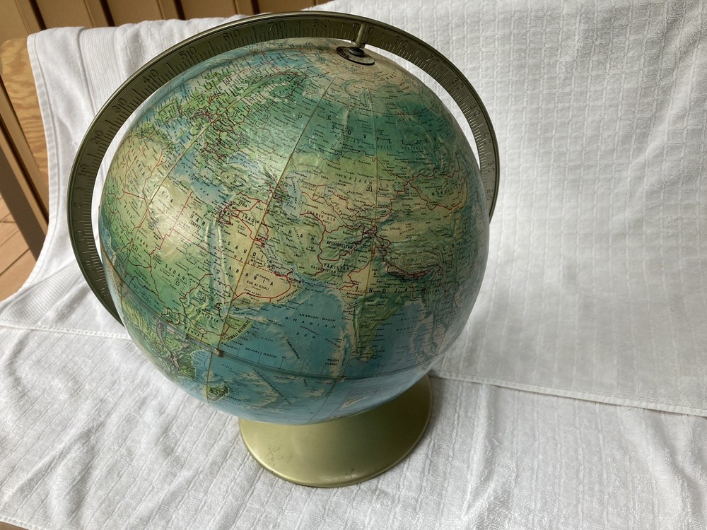 Rand McNally World Portrait 12” Diameter Rotating Globe