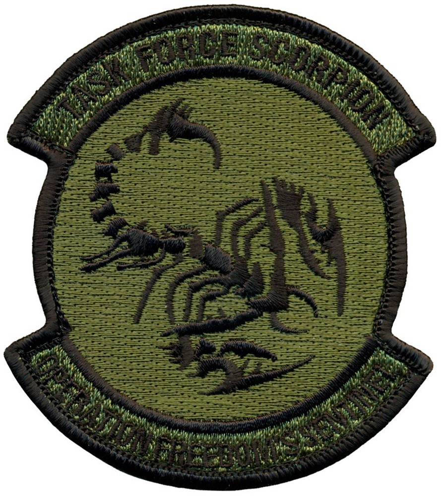 USAF 41st EXPED. ELECTRONIC COMBAT SQUADRON TASK FORCE SCORPION OFS 2018 PATCH