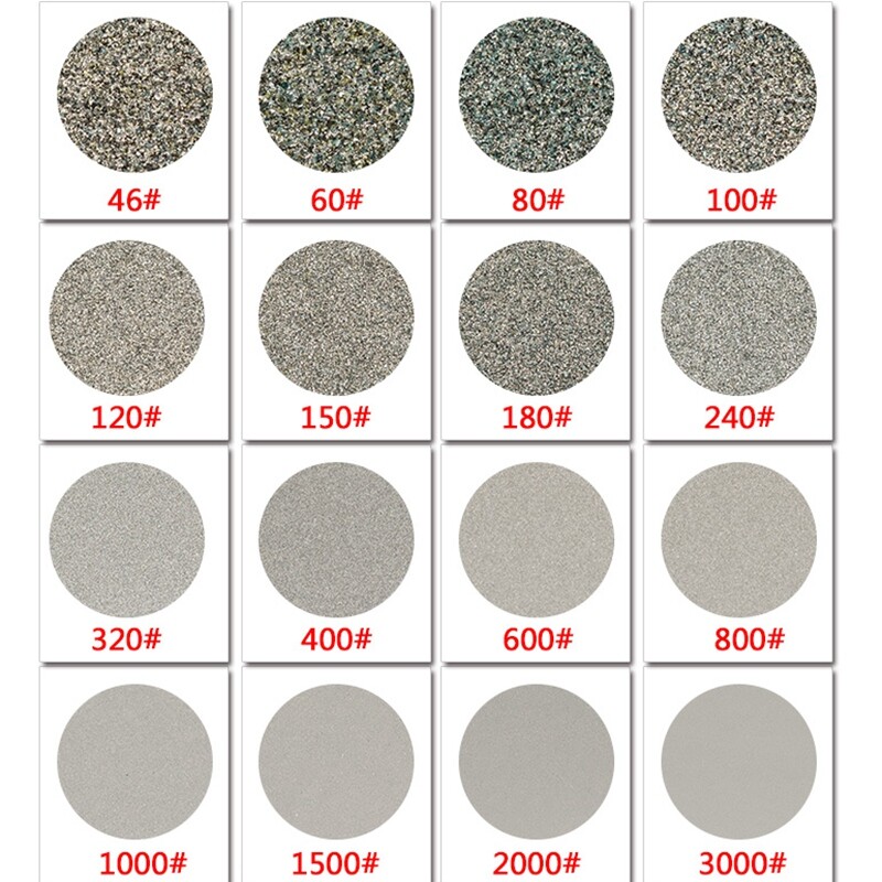 4" in Diamond Grinding Discs Grit 80-3000 Flat Lap Disks Tools for Angle Grinder