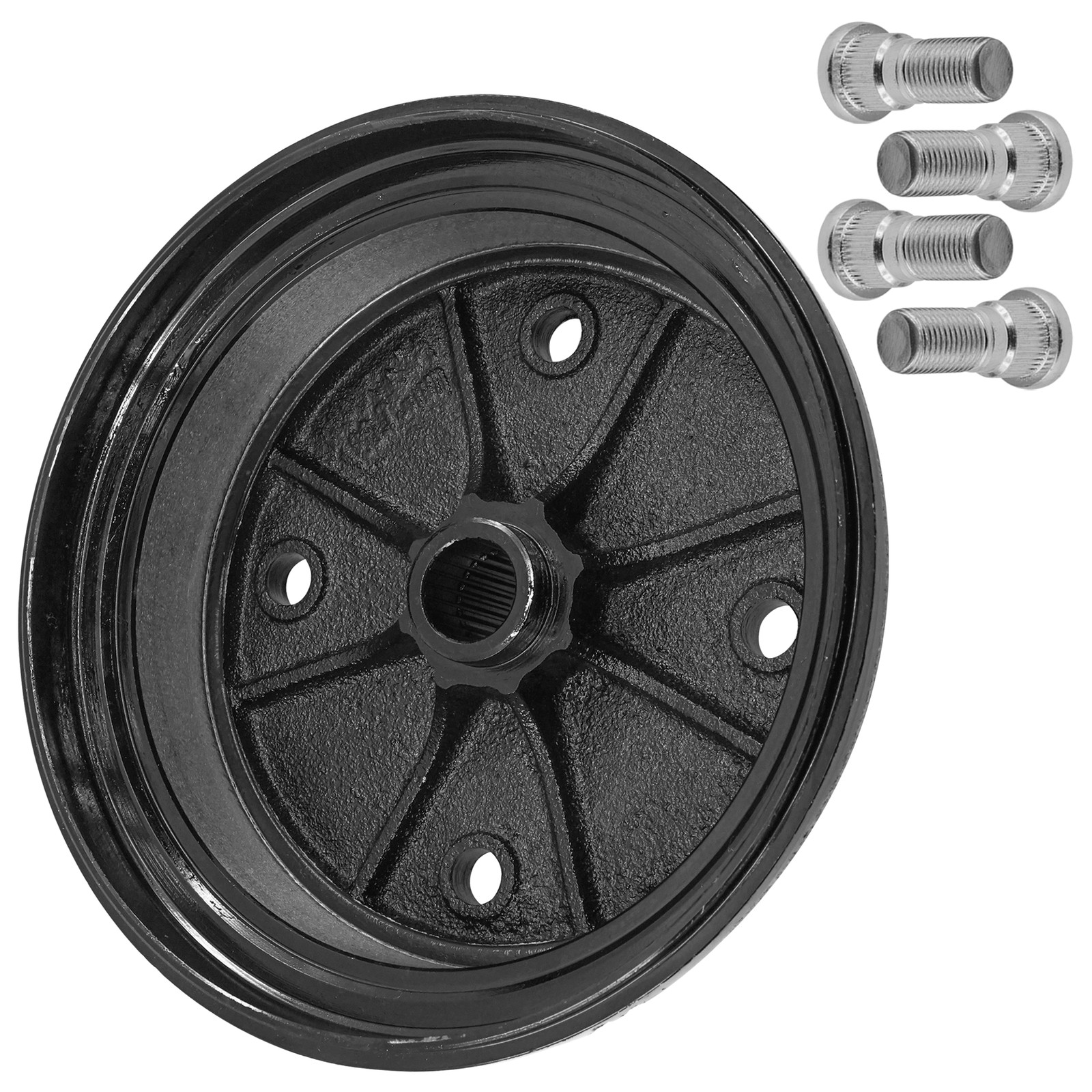 Front Brake Drum Wheel Hub W/ Bolts for Kawasaki Mule 3010 KAF620 KAF950 2001-08