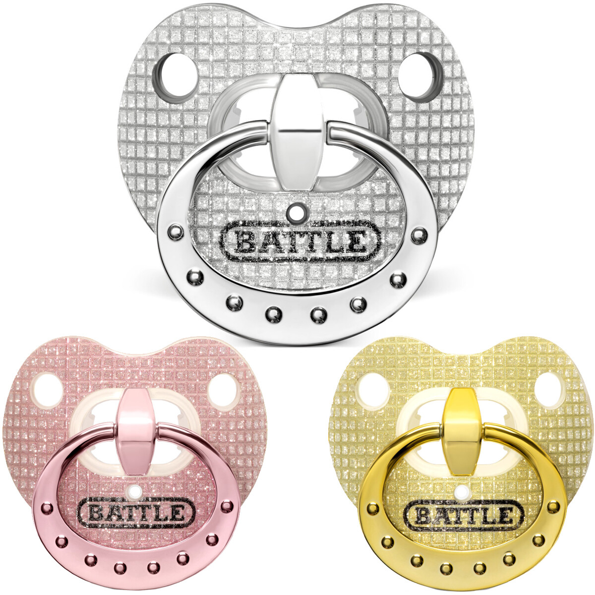 Battle Sports Binky Oxygen 3D Diamonds Lip Protector Mouthguard