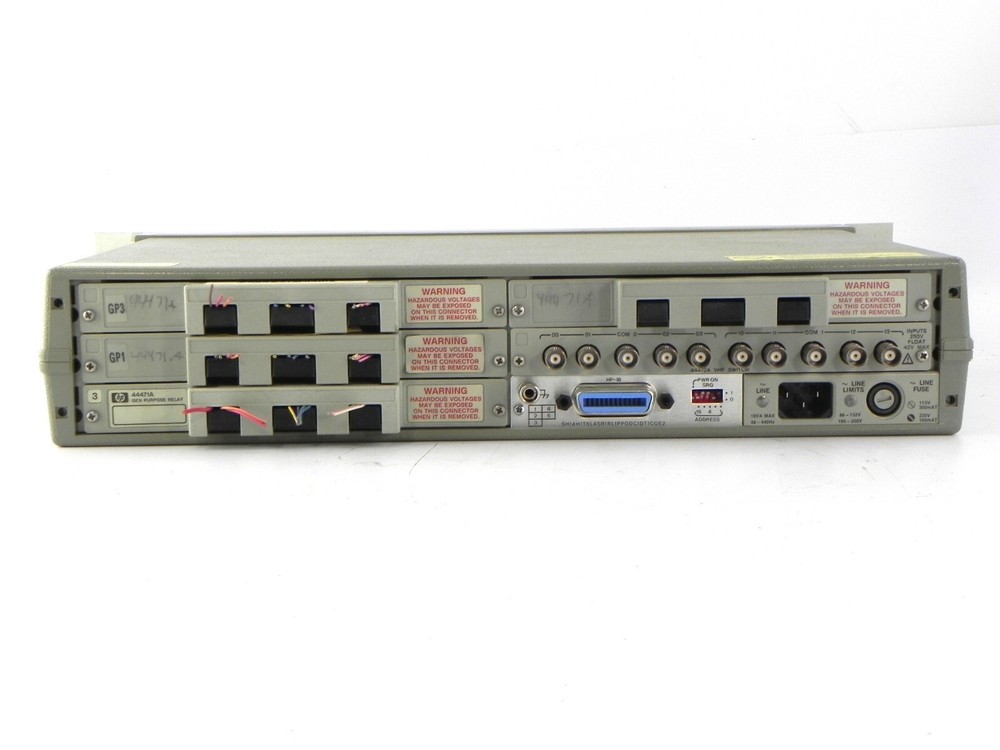 Keysight 3488A Switch/Control Unit with 4ea 44471A, 1ea 44472A
