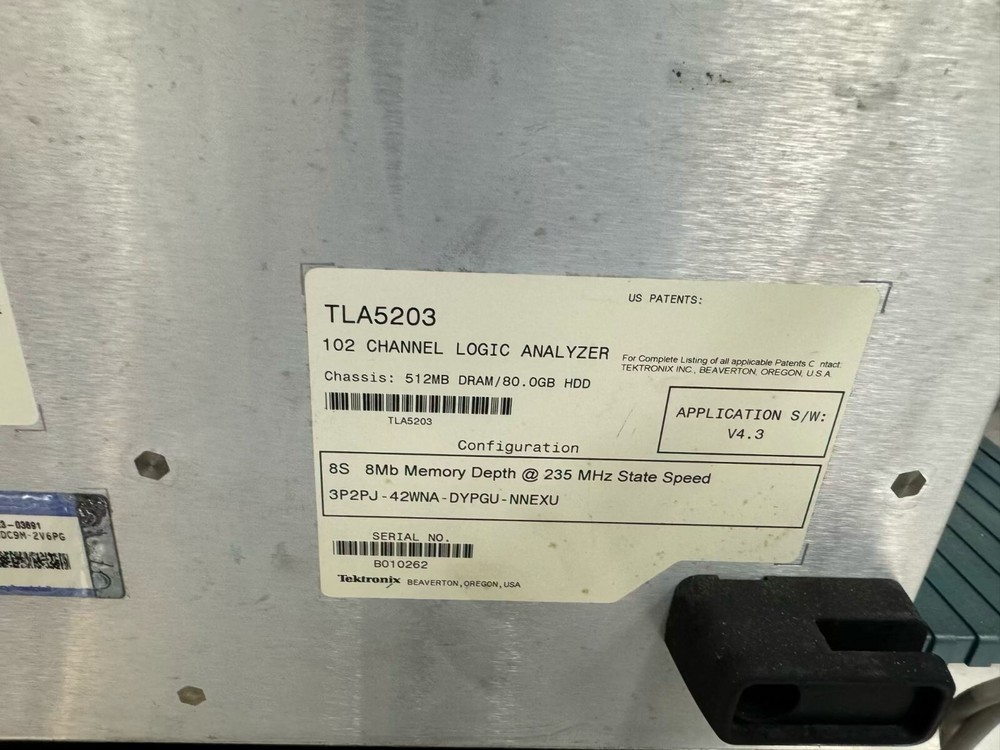 Tektronix TLA5203 102 Channel Logic Analyzer