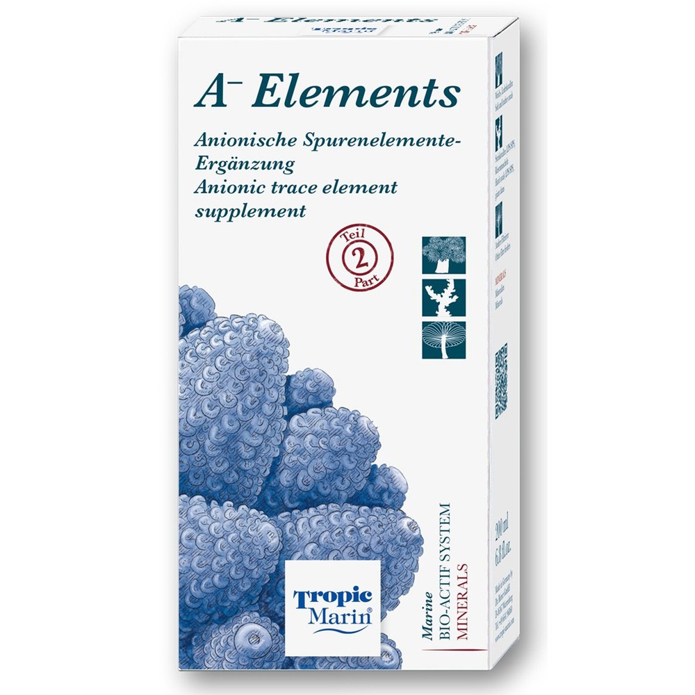 Tropic Marin Pro-Coral A- 200mL Trace 1 Liquid Essential Anionic Trace Elements