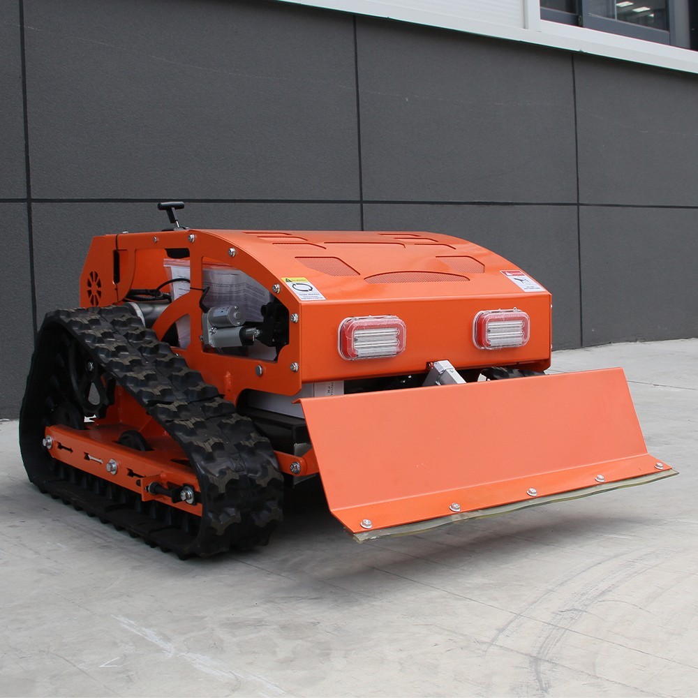 9HP Remote Lawn Mower with Snow Shovel Control Lawn Mower Electric Start EPA USA