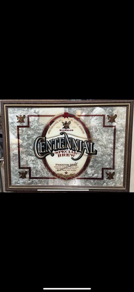 beer mirror vintage