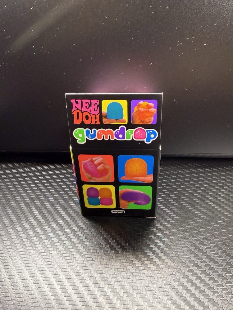 Nee Doh Gumdrop PURPLE Super Solid Squish Sensory Toy
