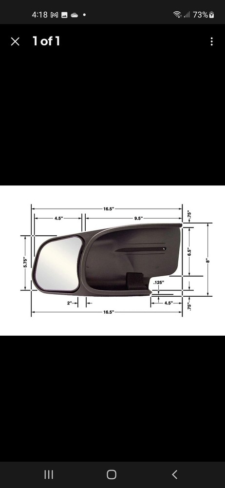 CIPA 10801 Custom Towing Mirrors
