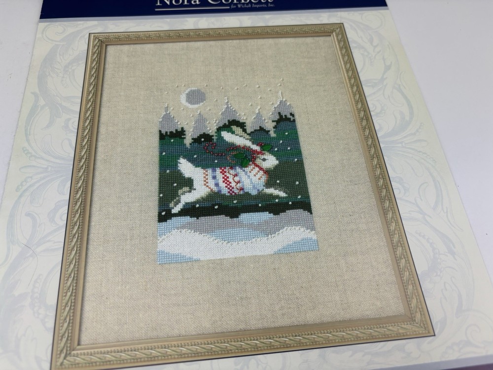 Design By Nora Corbett Winter Hare Counted Cross Stitch Pattern 8S