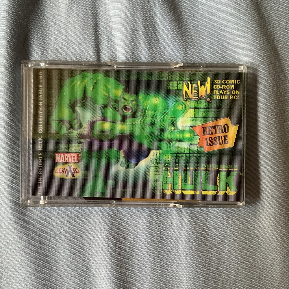 Marvel Hulk Collection Issue #50 3D Comic CD-ROM for PC & MAC Multicolor