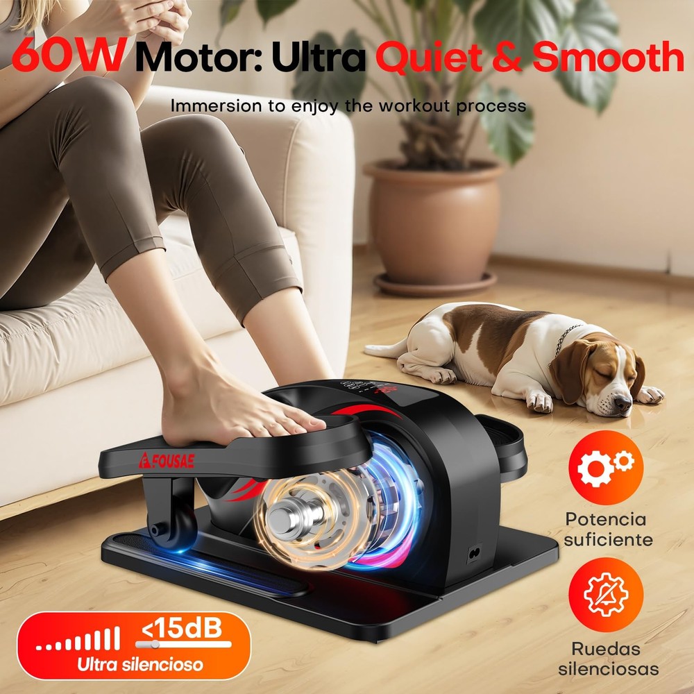 Under Desk Elliptical Machine, Electric Elliptical Leg Exerciser While Sittin...