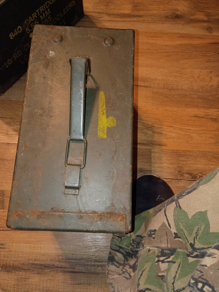50 Cal Ammo Box Can, Used