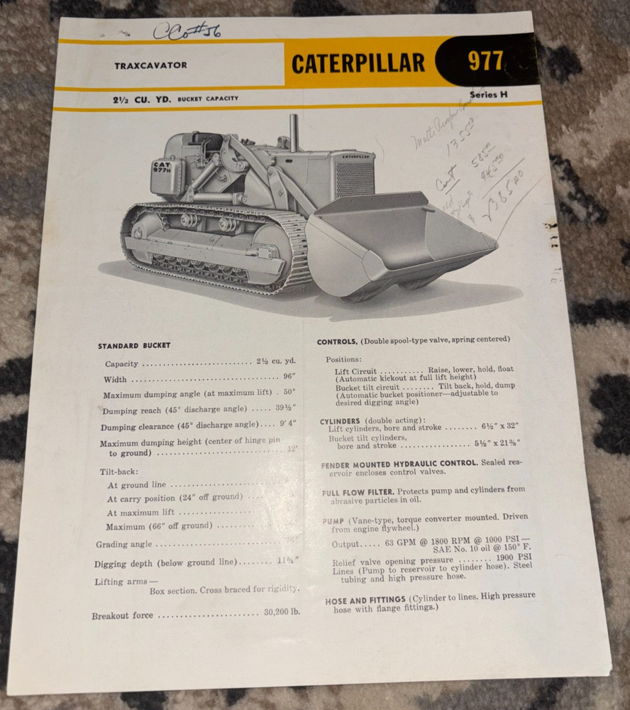 Caterpillar CAT 977H Crawler Loader Brochure AMIL25
