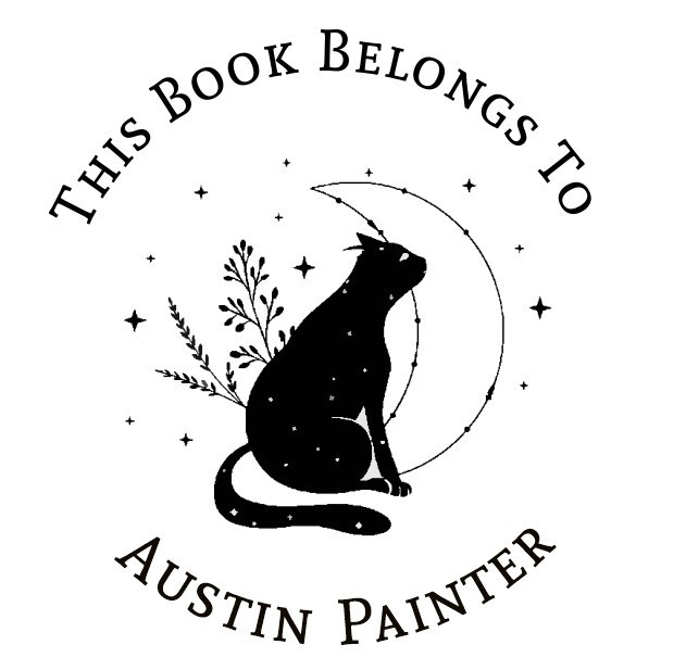 Custom Book Hand Held Embosser | Coffee Cup on a Book Stack Custom Embosser