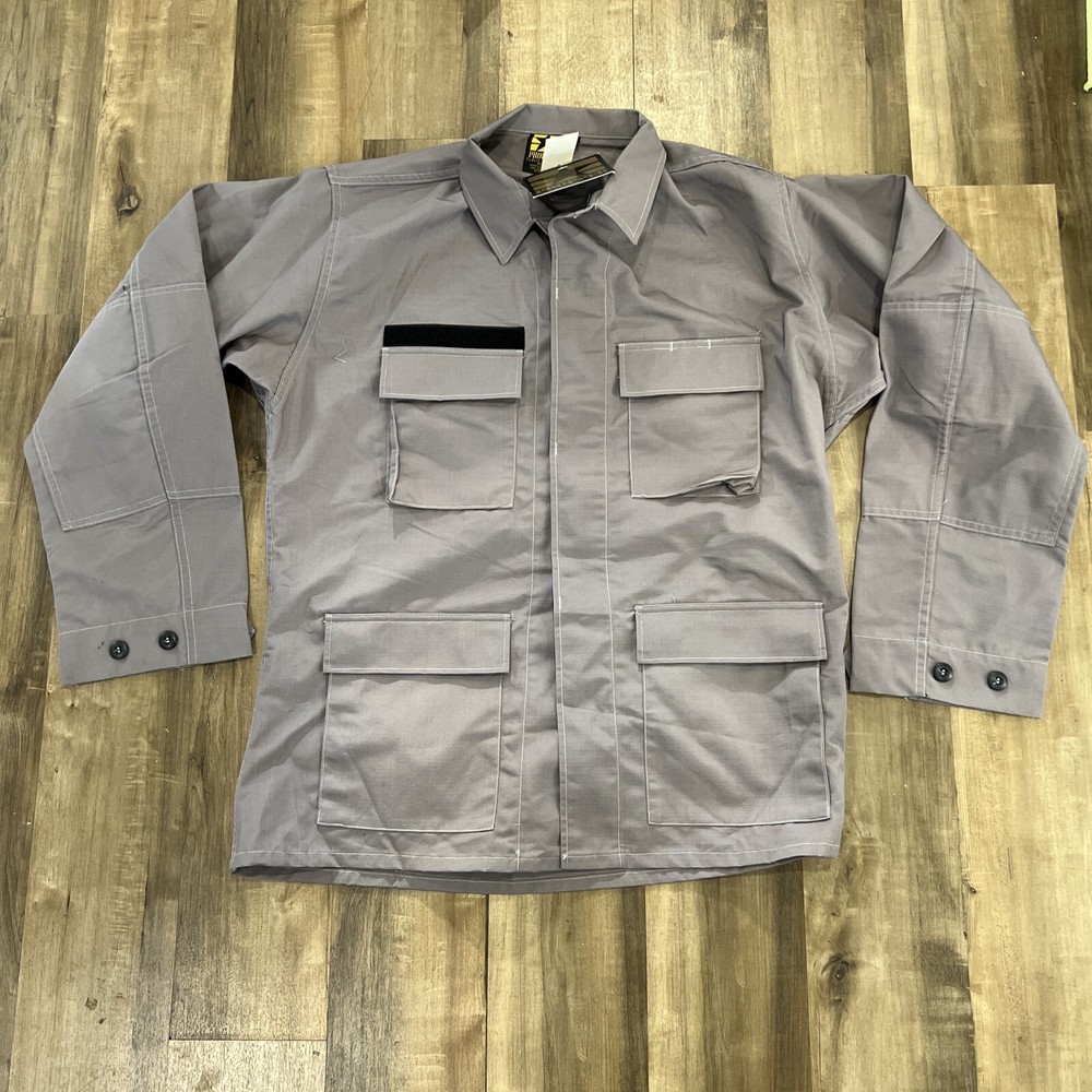 Propper Public Safety Tactical Shirt Grey Solid  Size Large Long