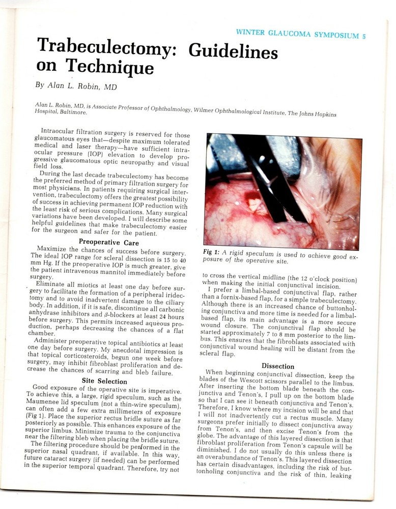 Third Annual Winter Glaucoma Symposium - Cancun, Mexico 1987 - Synopsis Program