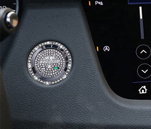 for Cadillac Bling Engine Start Stop Silver - Engine Start Button (2 Holes)