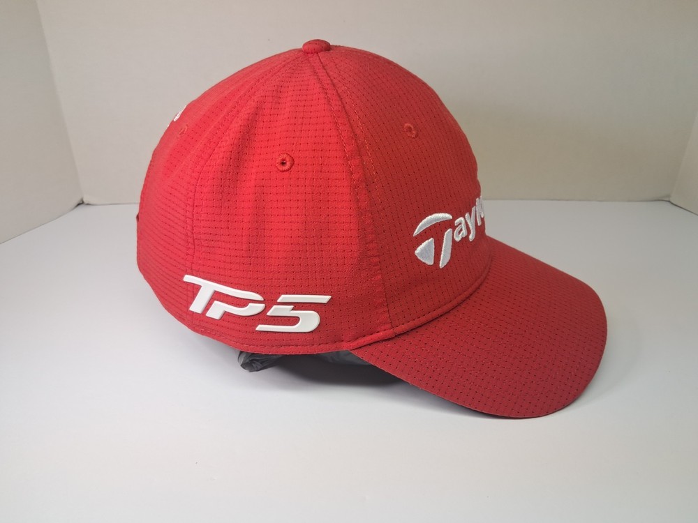 Taylormade M5 TP5 Strapback Hat/Cap Adjustable Red Golf