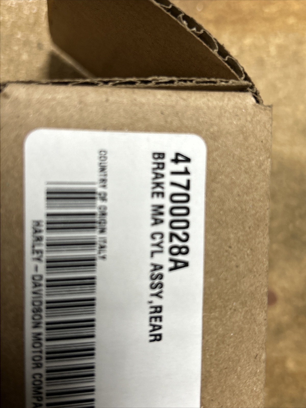 HARLEY NEW OEM Touring Electra Road King Rear Brake Master Cylinder 08-21