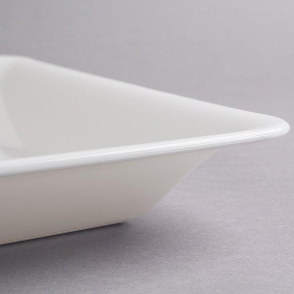 Fineline RC472.WH, 14x10-inch Platter Polystyrene White Rectangular Tray, 25/CS