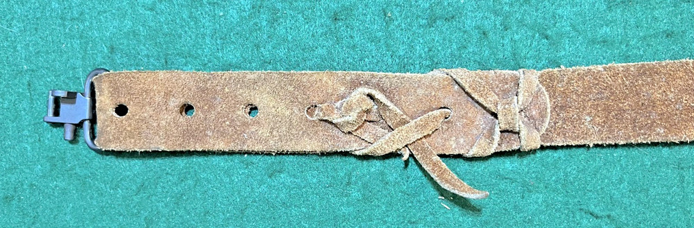 Suede Muzzle Loading Rifle Slings with Quick Release Swivels