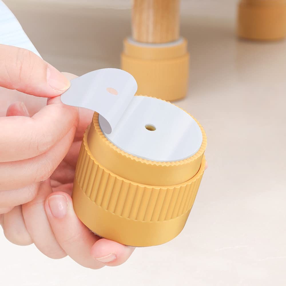 Adjustable Round Furniture Risers 8 Pack 2 inch Self-Adhesive Bed Riser