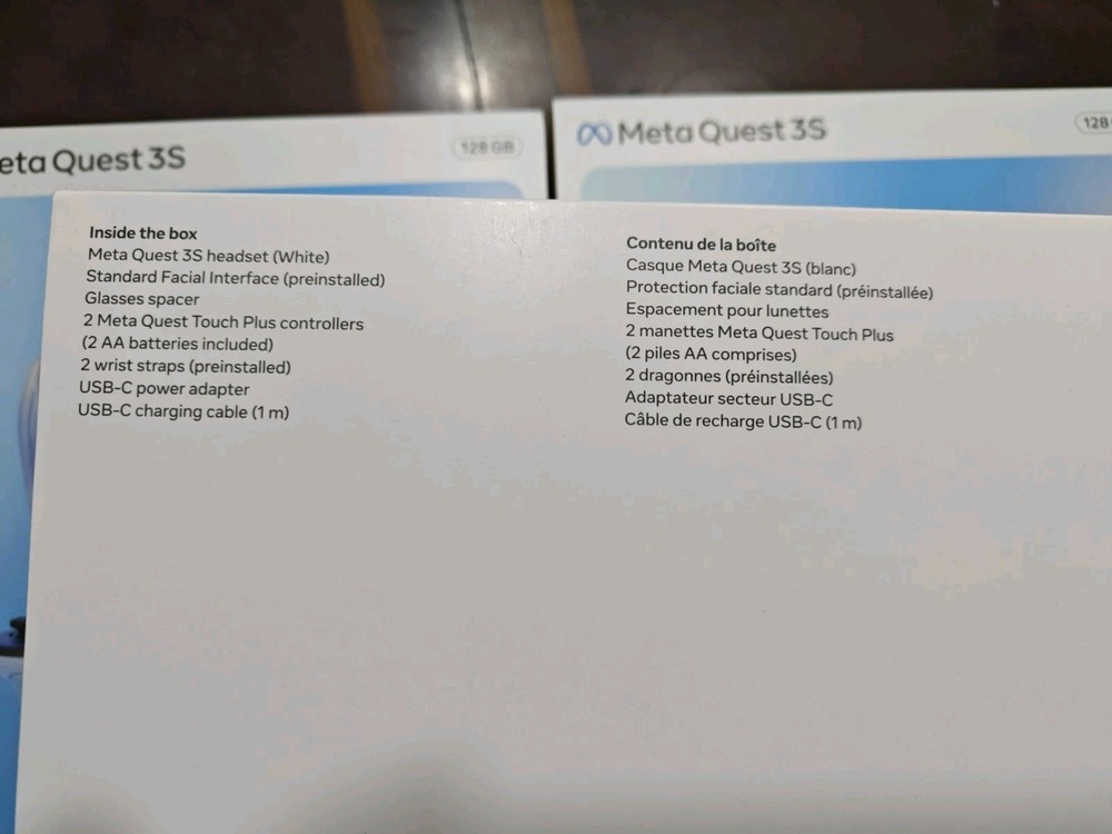 New Sealed - Meta Quest 3S 128 GB VR Headset With Controllers