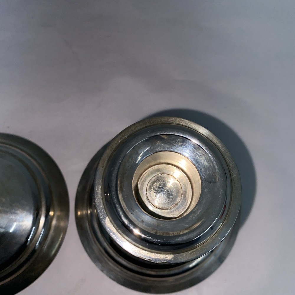 Pair Gorham Heritage EP Silverplate Candlesticks Height 3.5 Inch