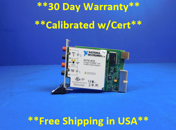 National Instruments PXI-4070 6.5 Digit Multimeter