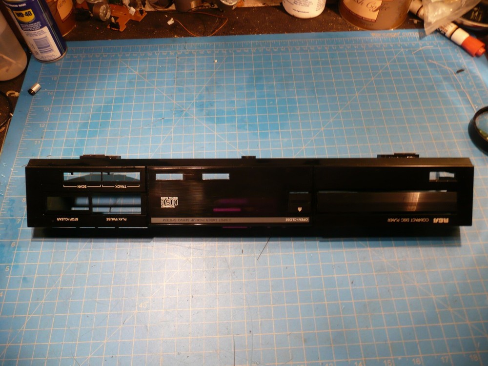 RCA CD-180 CD Player Replacement Parts Front Face Panel