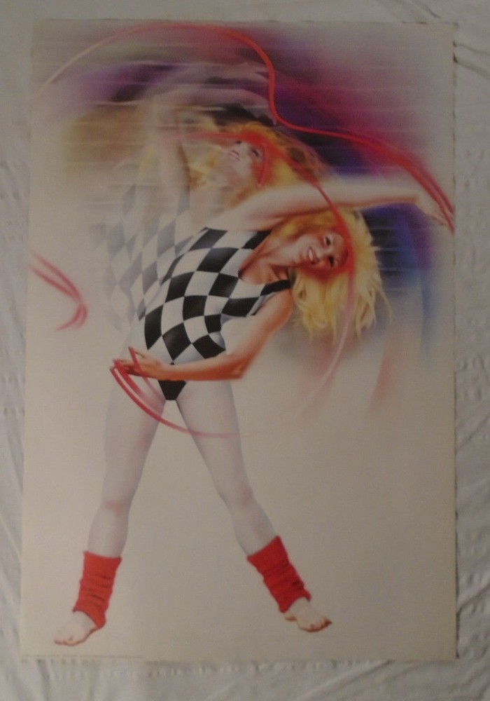 Aerobic Dancer Pretty Girl 1984 Poster Athena London
