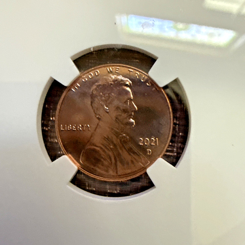 2021 D Lincoln Cent - NGC MS 66 RD
