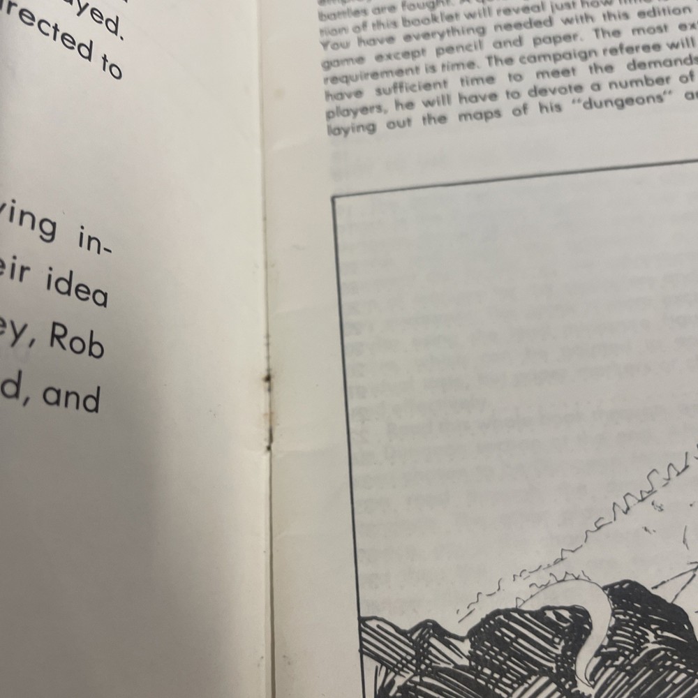 D&D Blue Rules Book - Dungeons and Dragons 2001