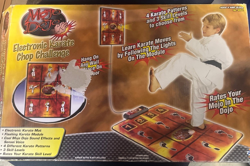 Electronic karate chop Challenge Mojo Dojo