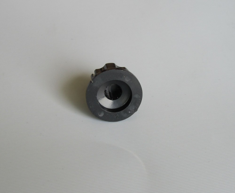 10pcs Black w/ Chrome Cap Effects Pedal Knobs Push on Knob fits BOSS Effects