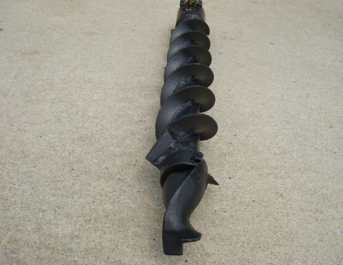 Lowe SQ-4-3 Skid Steer Auger Bit, 4in Wide, 36in Tall