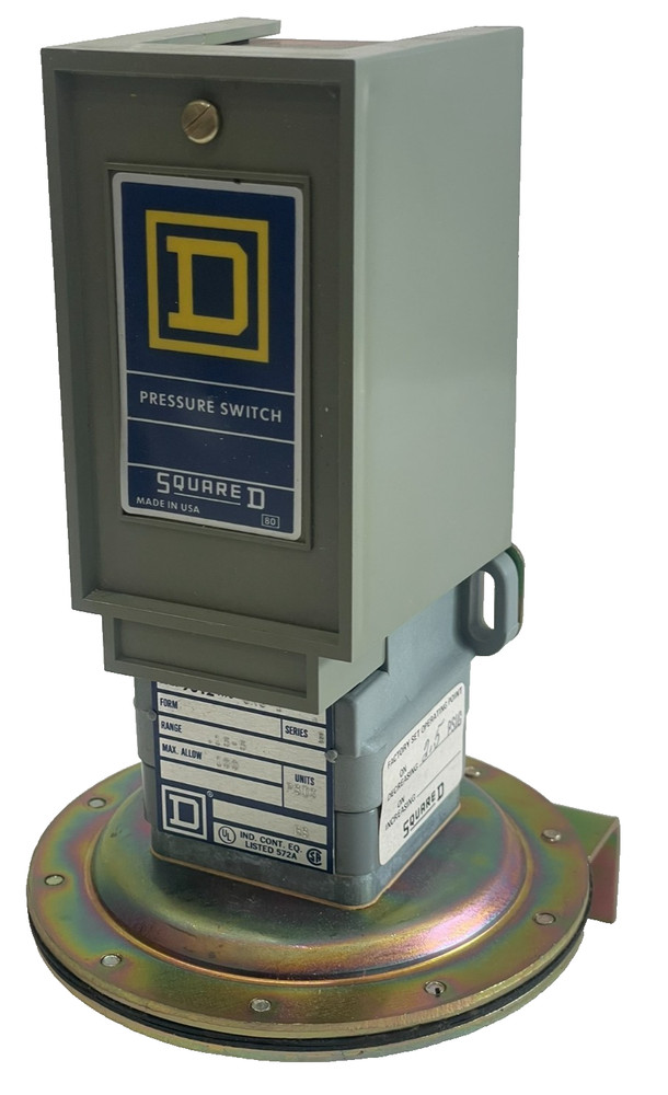 NEW SQUARE  D 9012-GRG-1 PRESSURE SWITCH 9012GRG1
