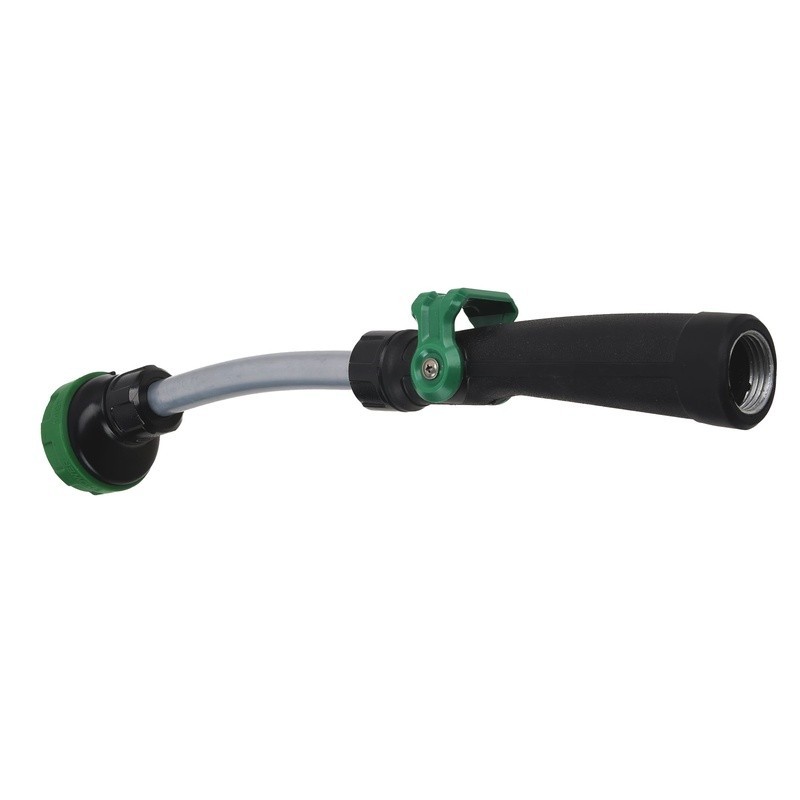 5-Pattern Watering Wand Adjustable Flow Control Ergonomic Grip Garden Hose Tool
