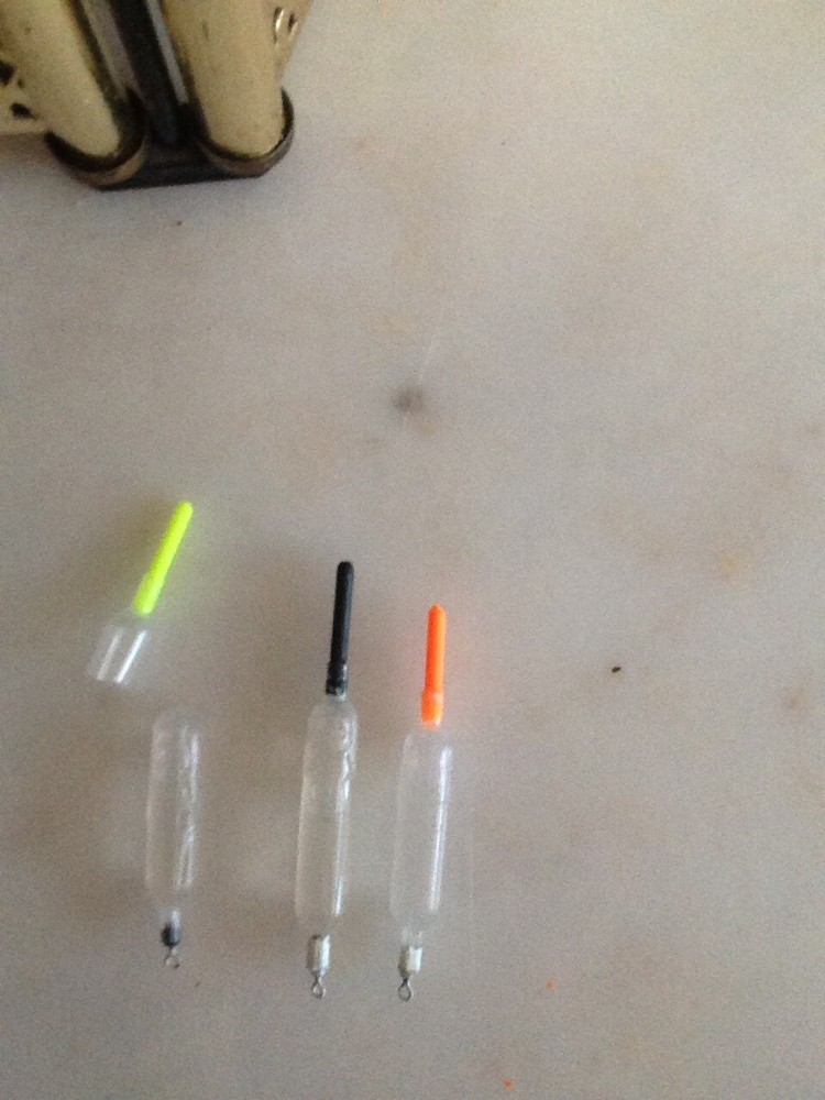 4 X Mini crystal wagglers/ Slow Sinking Bombs. With Interchangeable Float Tips