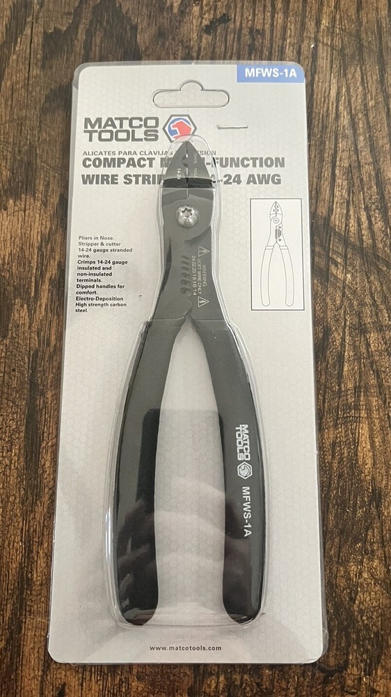 MATCO COMPACT MULTI FUNCTION WIRE STRIPPER 14-24 AWG MFWS-1A