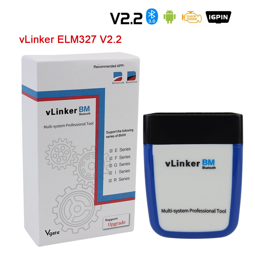Repairing Tools OBD2 Scanner Bimmercode vLinker BM V2.2 Bluetooth 3.0 Car Tools