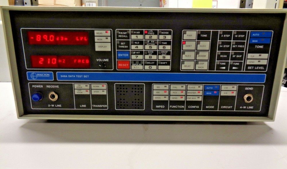 Halcyon Inc. Model 548A Digital Data Test Set (RS-232, EXT)