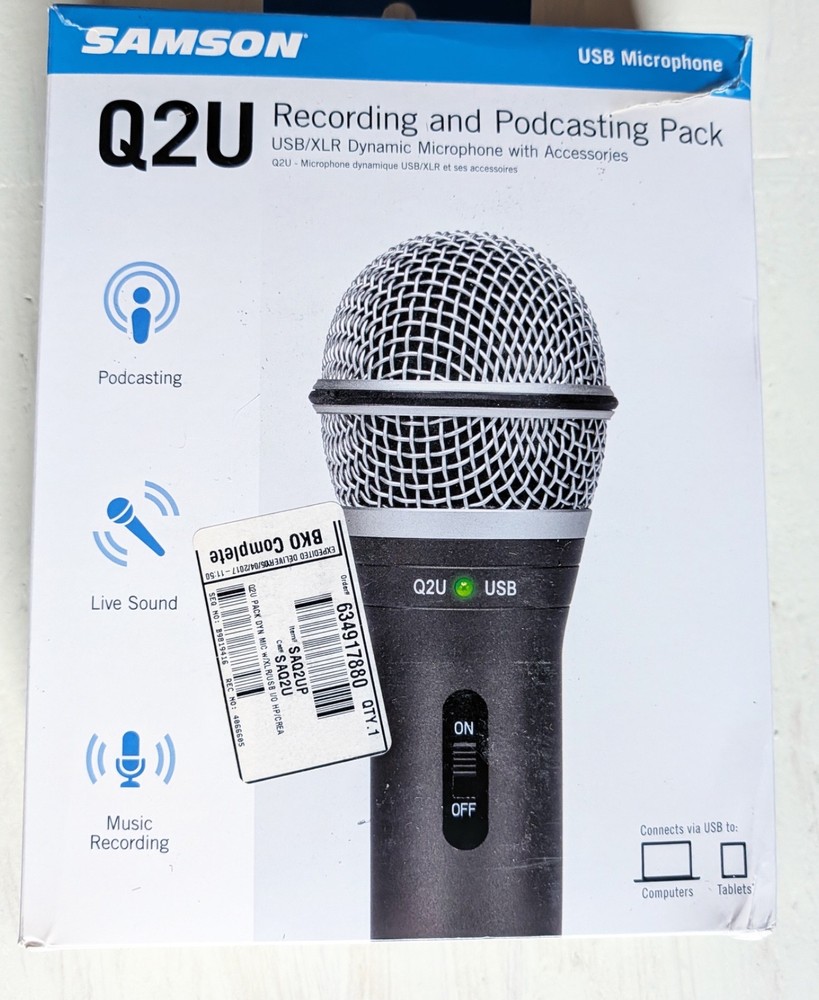 Samson Q2U Recording and Podcasting Pack