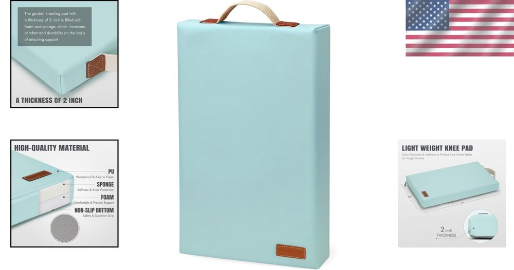 Multi-Purpose Waterproof Kneeling Pad for Garden & Bath - 2" Thick