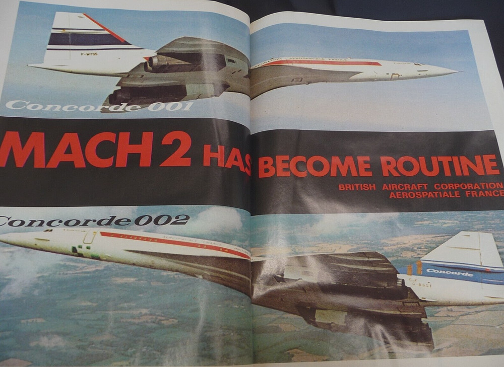 71 Aviation Week & Space Technology Supersonic Concorde Propulsion Avionics Test