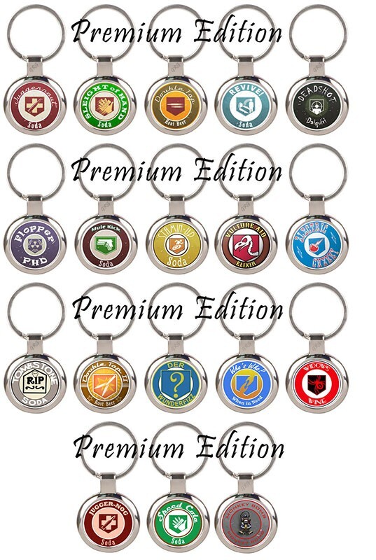 Perk Cola Logo Keychains (Premium Edition)