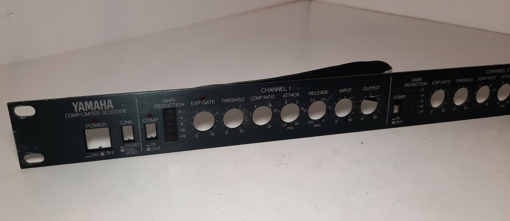 Yamaha GC2020BII, 2 Channel Compressor Limiter Expander FACEPLATE FRONT COVER