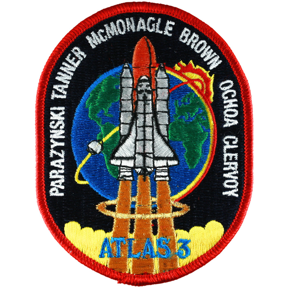 STS-66 NASA Shuttle Mission Flight Astronaut Crew Space Patch