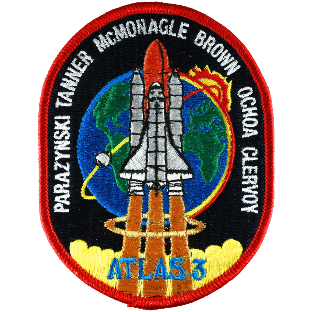 STS-66 NASA Shuttle Mission Flight Astronaut Crew Space Patch