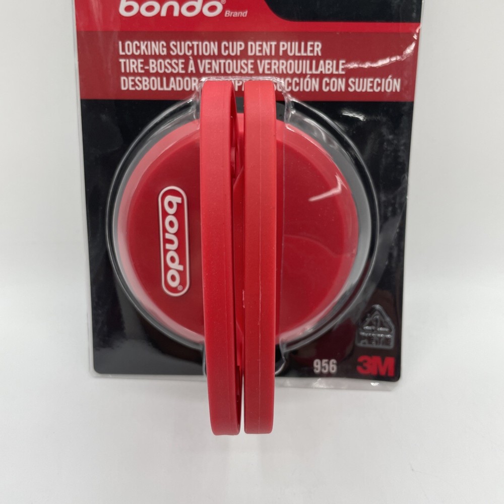 Bondo Dent Puller 956 Double Handle Locking Suction Cup 2 Pack
